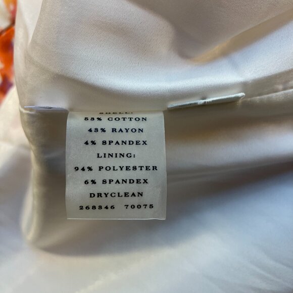 Ann Taylor Painterly Fitted Sheath Dress Size 10 - Picture 3 of 6